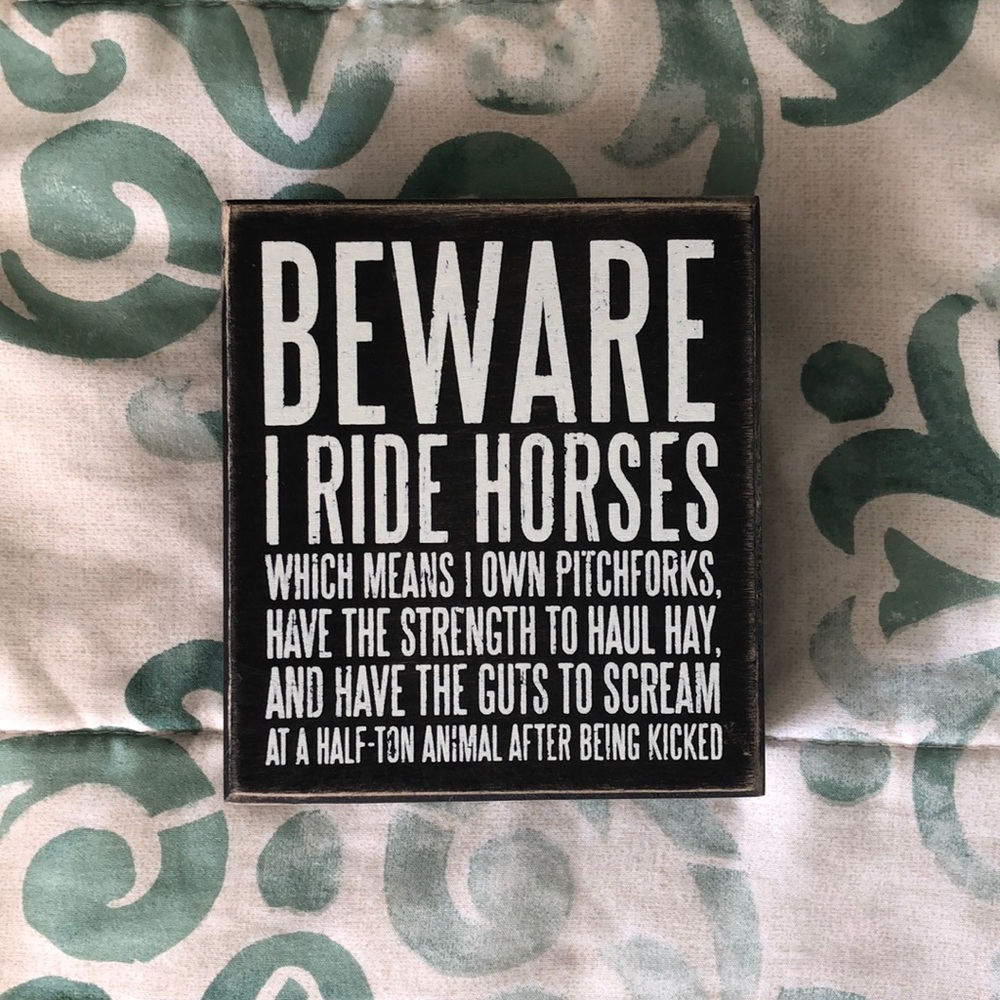 Horse Decor Box Primitives by Kathy